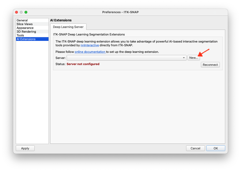 Config window